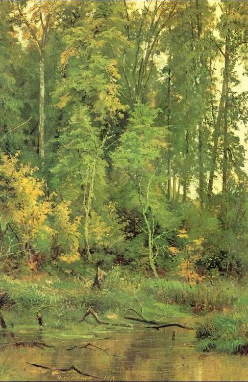 Ivan Shishkin Approaching Autumn oil painting image